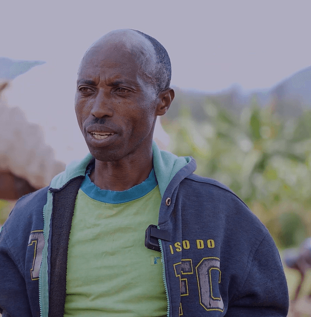 Jean Damascene, potato farmer in Burera District